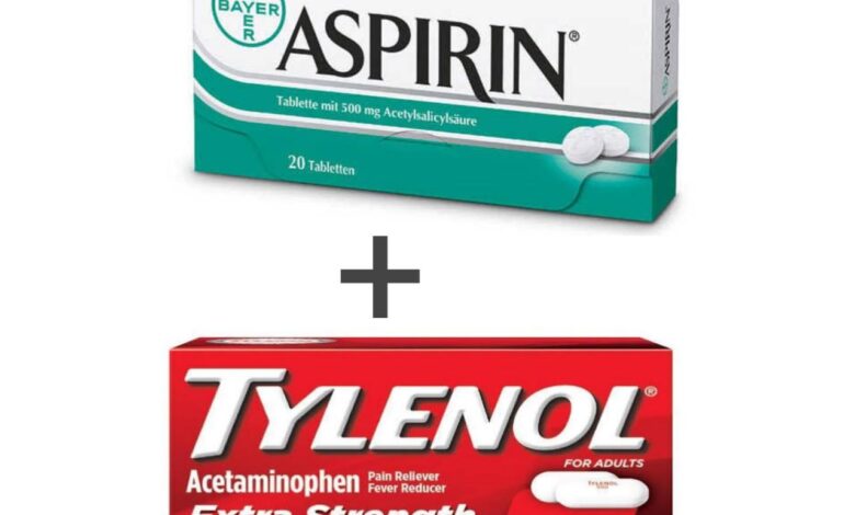 Can You Take Aspirin And Tylenol Together