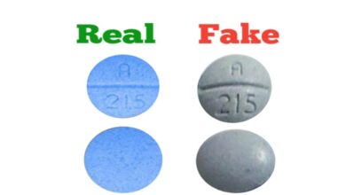 How To Spot A 215 Blue Pill Fake Vs Real
