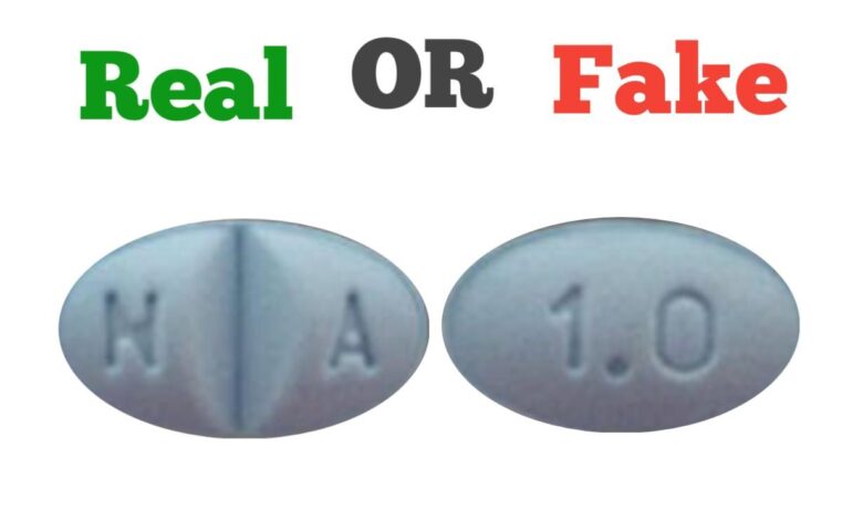 Fake blue N A 1.0 Pill