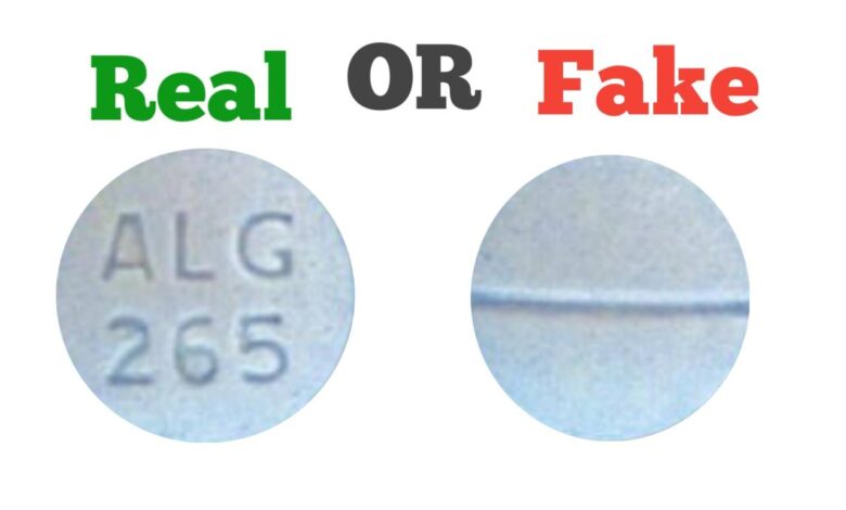 Fake ALG 265 blue Pill