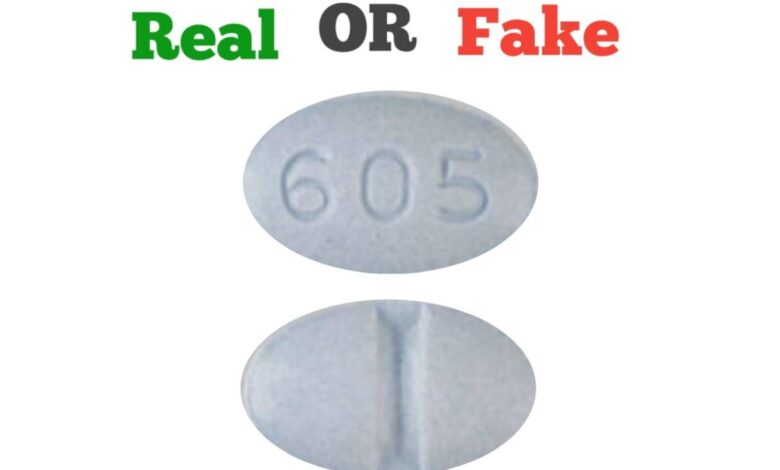 Fake Blue 605 Pill