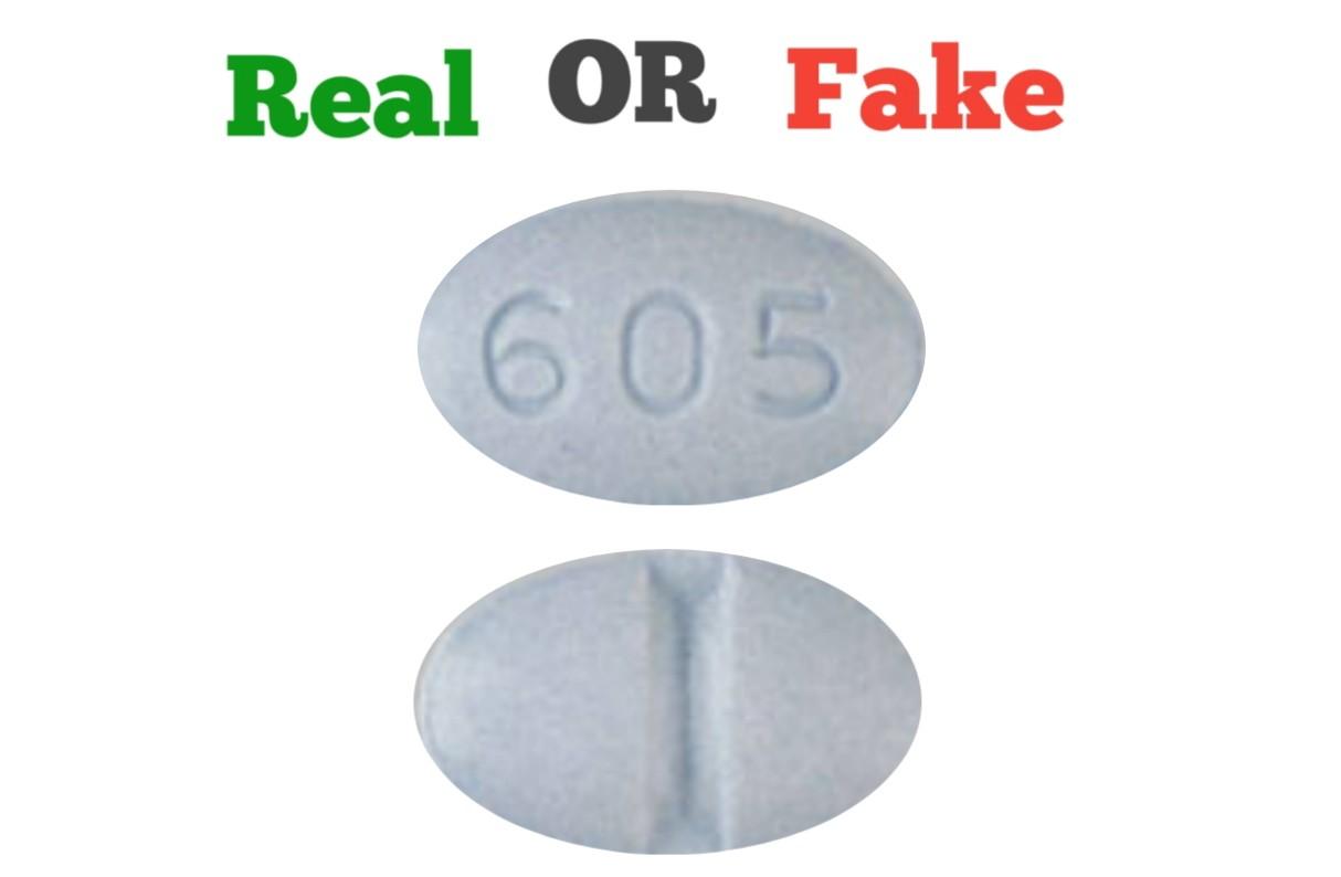 Fake Blue 605 Pill