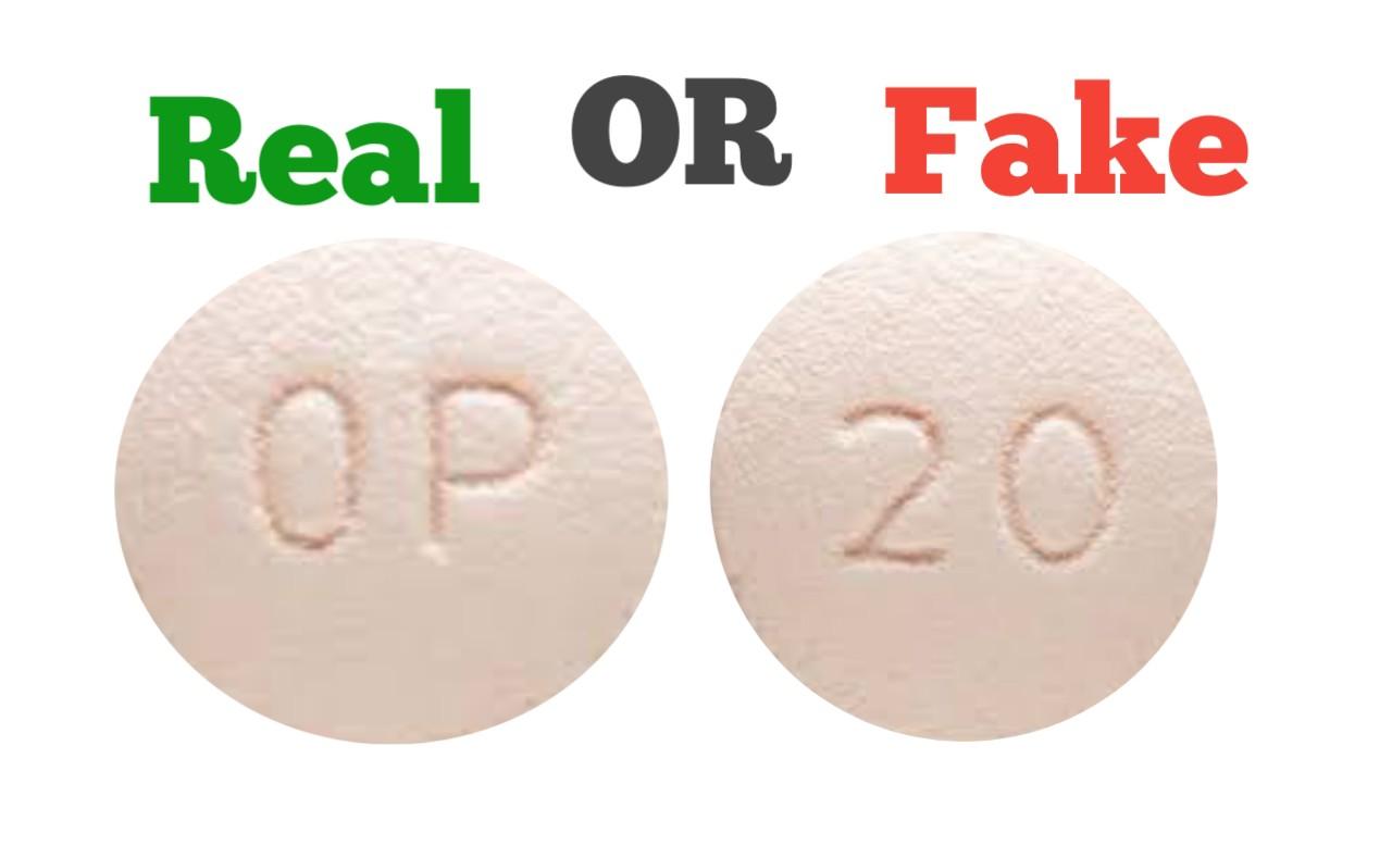 Fake OP 20 Pill