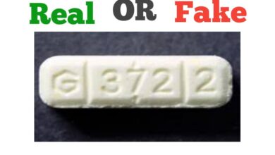 How to Identify Fake G3722 Xanax Bars