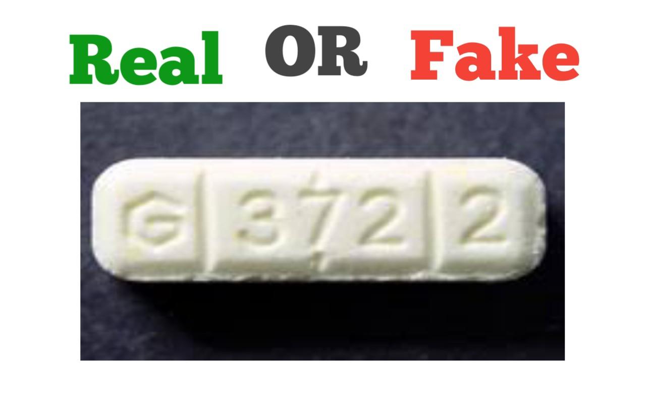 How to Identify Fake G3722 Xanax Bars