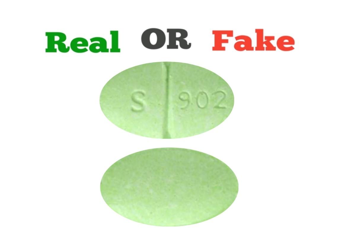 Fake Green S 90 2 Xanax Pill