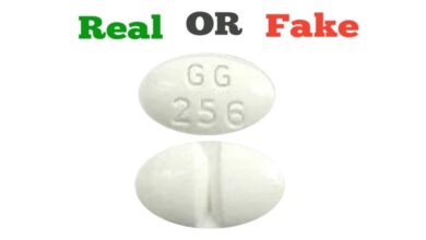 Fake White G 3721 Xanax Pill