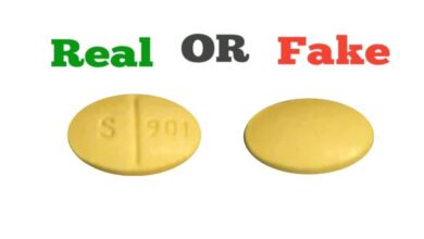 Fake Yellow G 3721 Xanax Pill