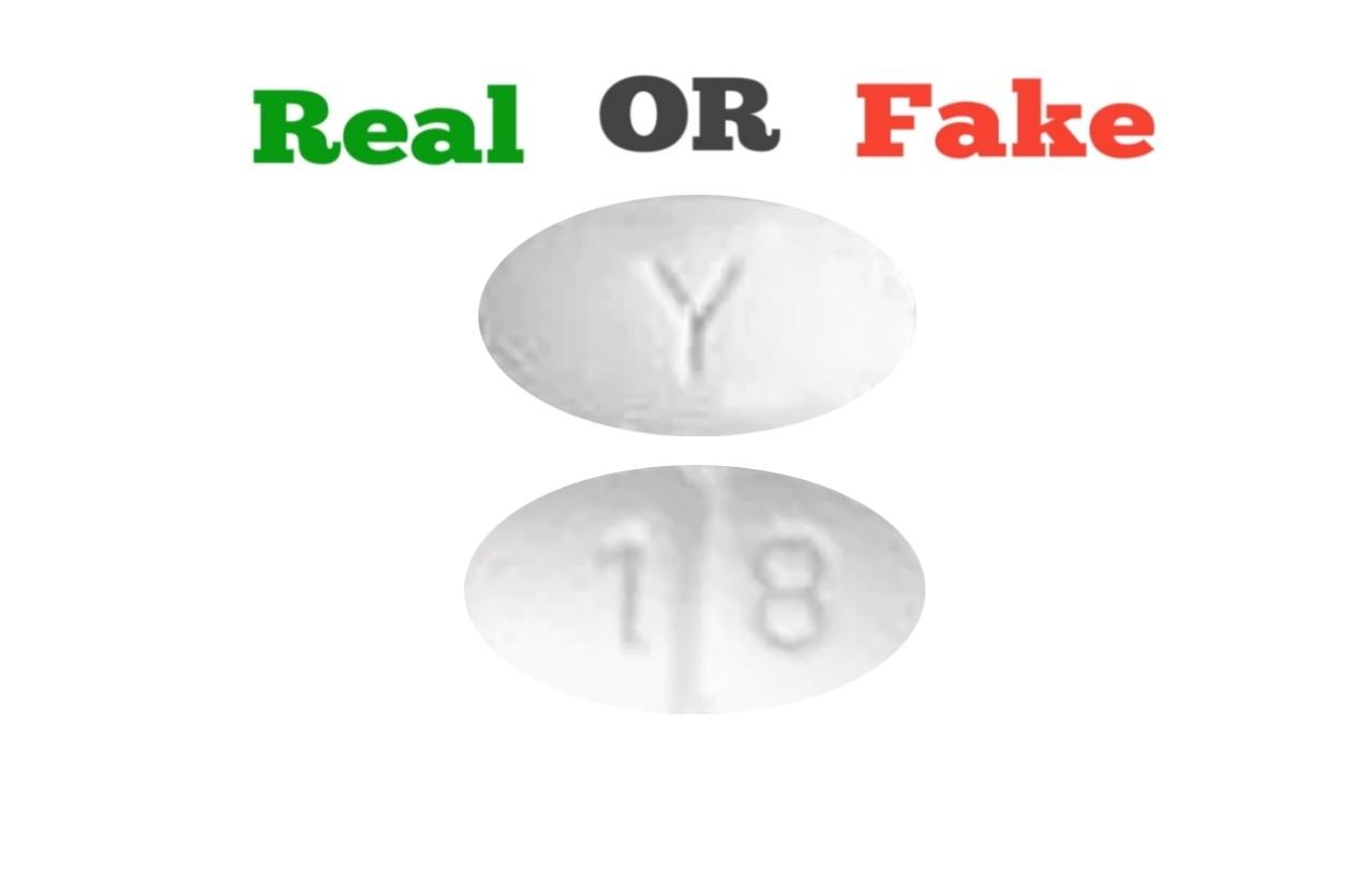 Y 18 PILL FAKE
