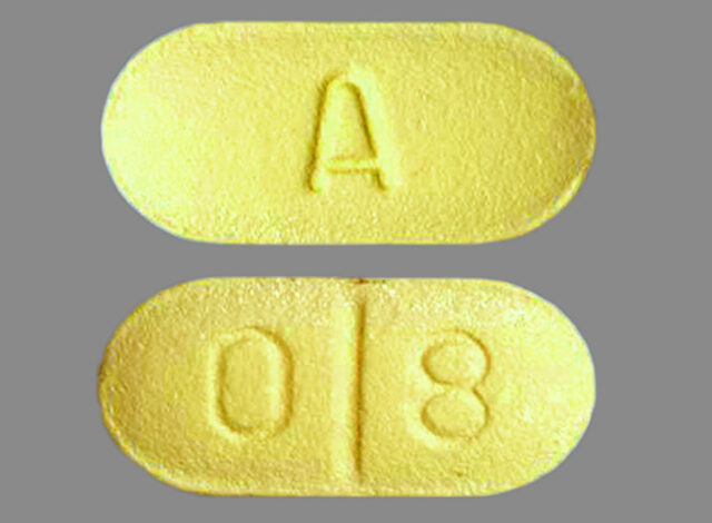 Yellow A 80 Pill