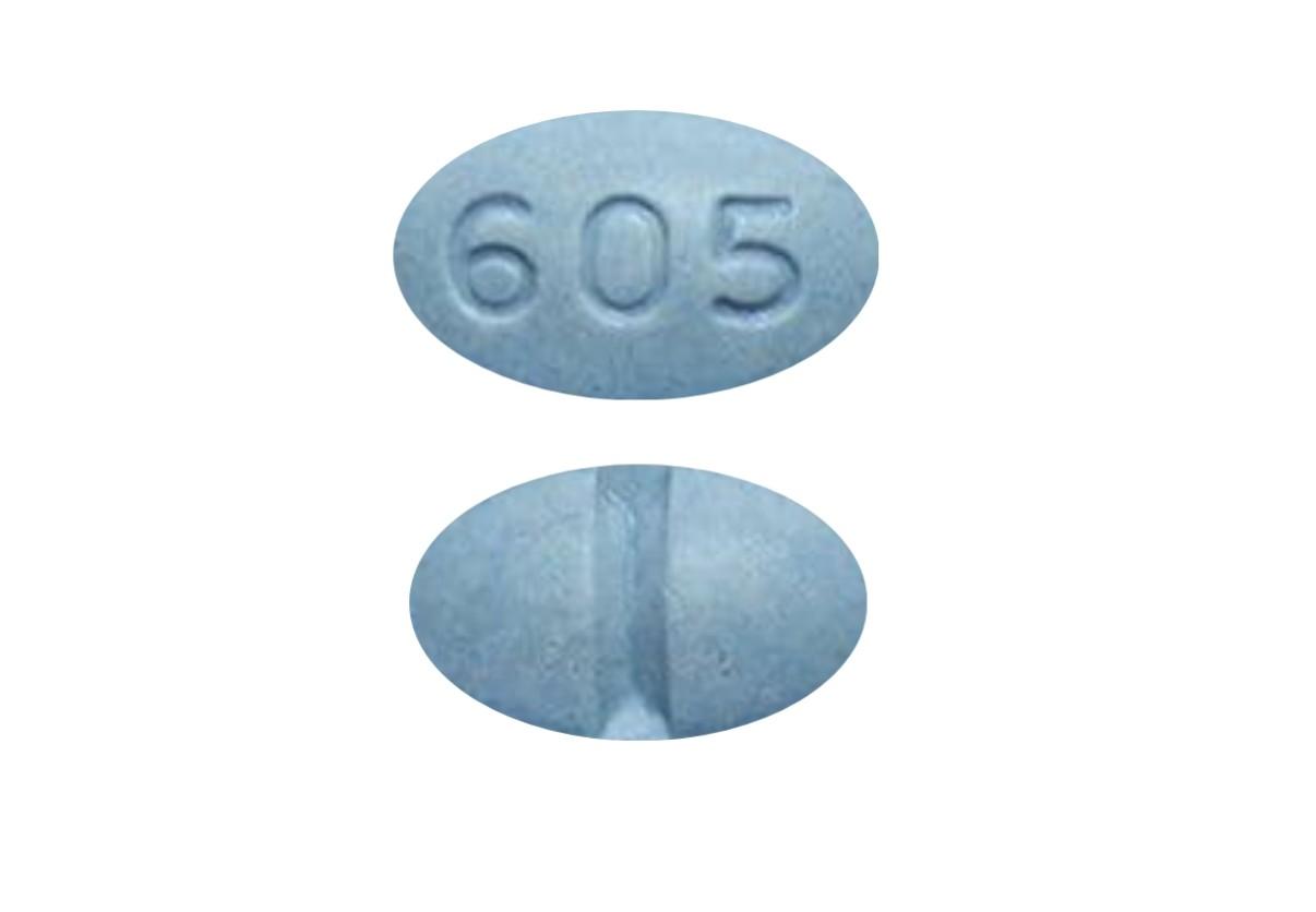 blue 605 pill