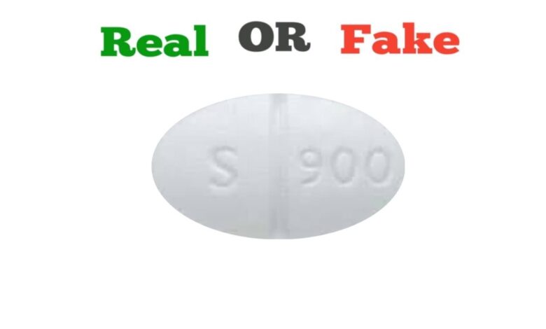 How to Identify a Fake White S 900 Xanax Pill