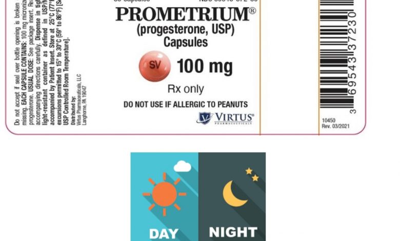 why take progesterone at night