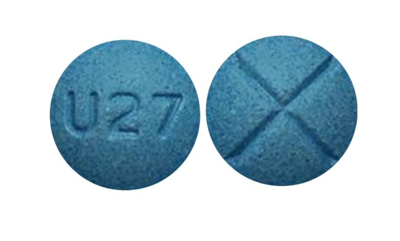 Blue U27 Pill