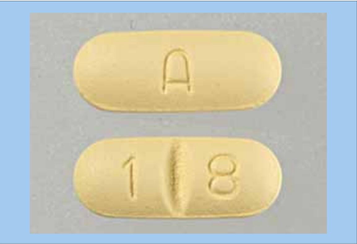 Yellow Pill A 18
