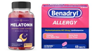 Can You Take Melatonin With Benadryl