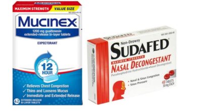 Can You Take Mucinex and Sudafed Together