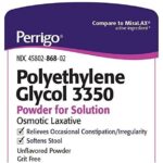Polyethylene Glycol 3350 Warnings