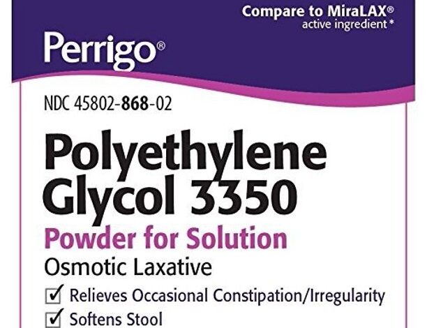 Polyethylene Glycol 3350 Warnings