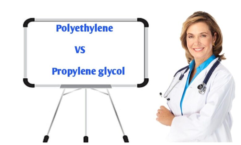 polyethylene vs propylene glycol