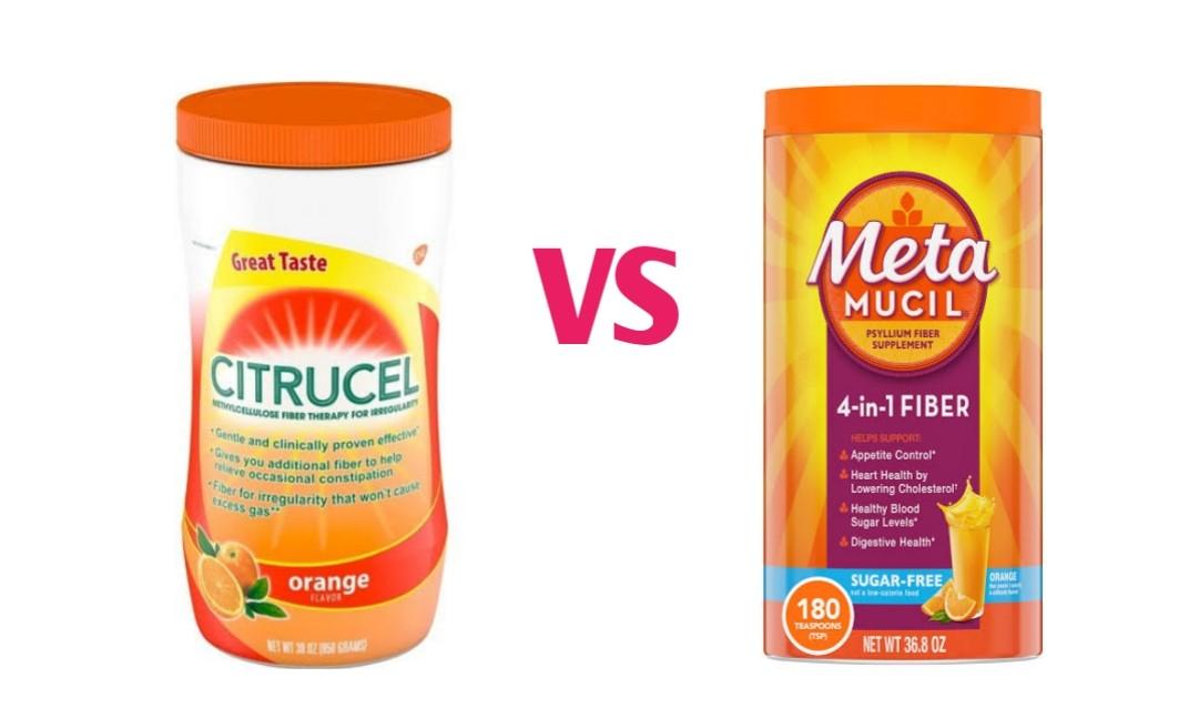 Citrucel vs Metamucil