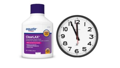 How long does it take for ClearLax to work