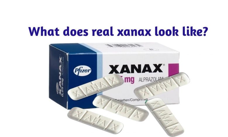 What Does Real Xanax Look Like
