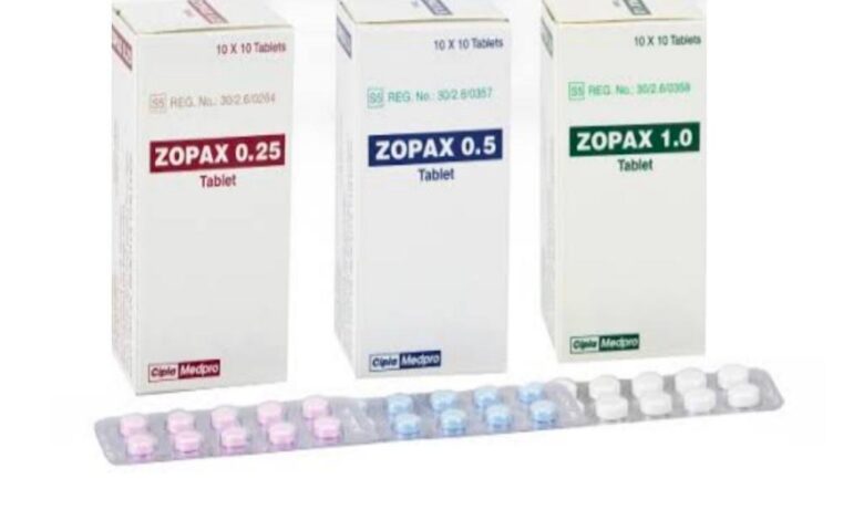 Zopax tablets