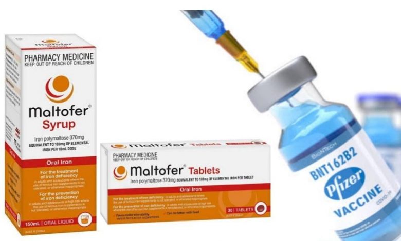 Can I Take Maltofer With Pfizer Vaccine