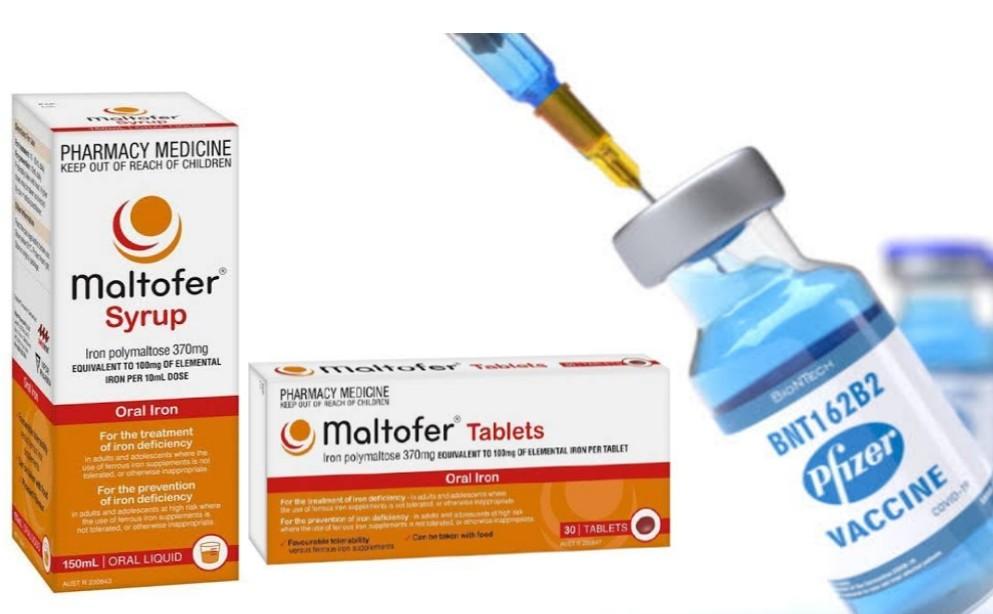 Can I Take Maltofer With Pfizer Vaccine