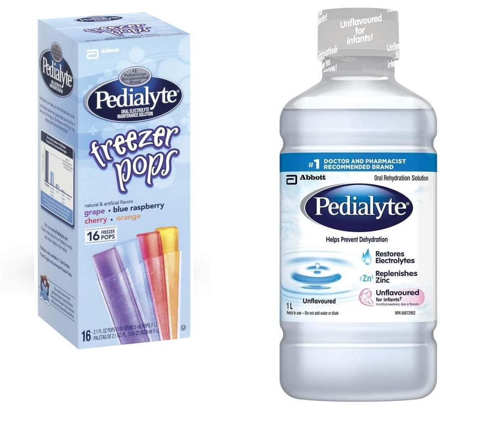 pedialyte for throwing up