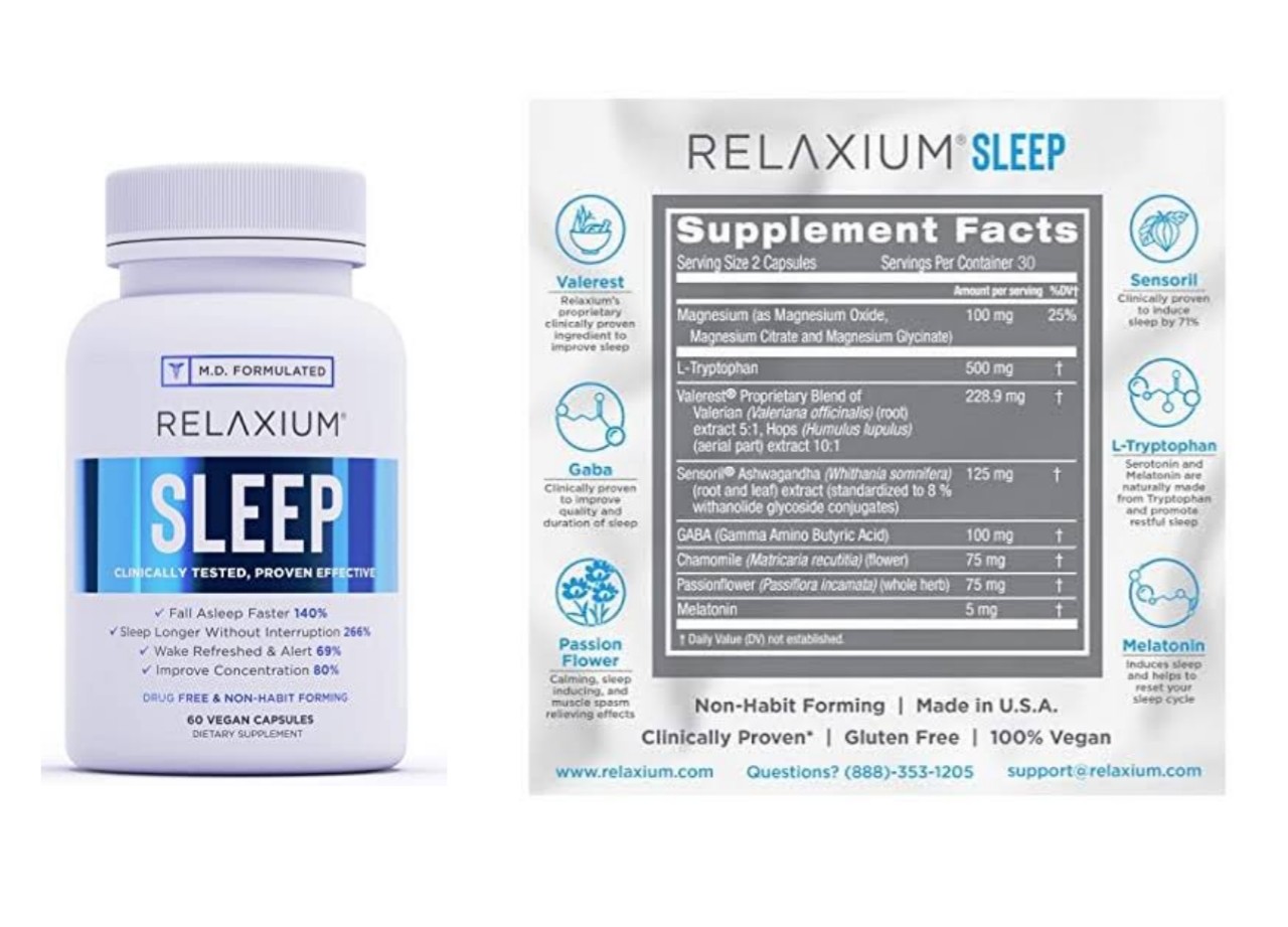 Relaxium Ingredients 2