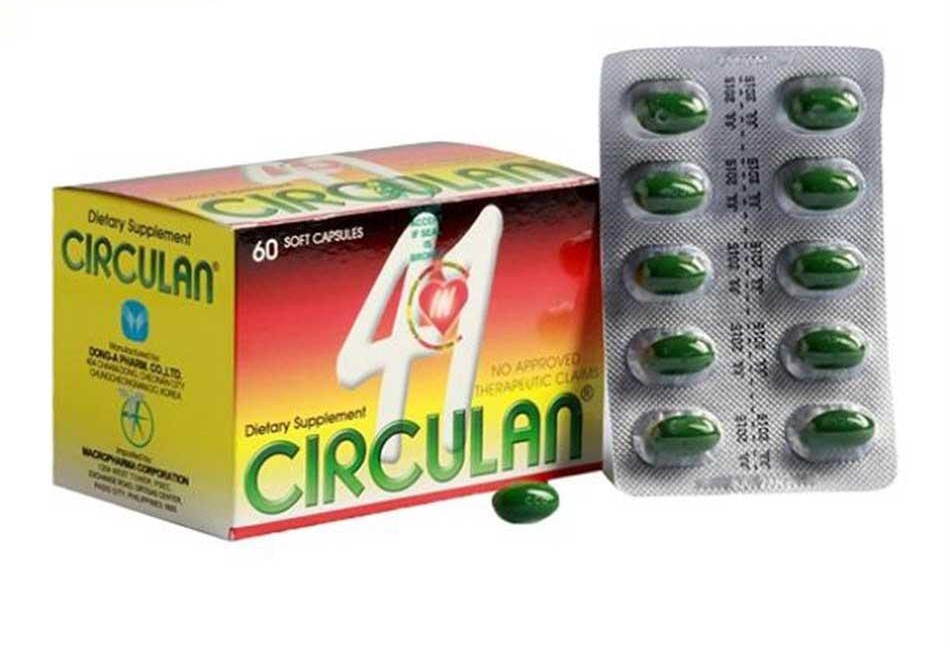 Circulan soft capsules