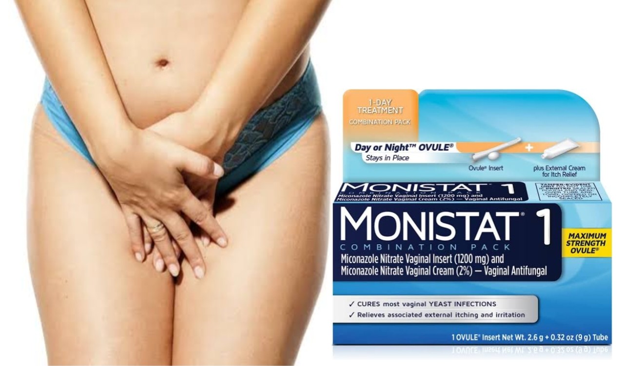 how long does monistat 1 stay in you