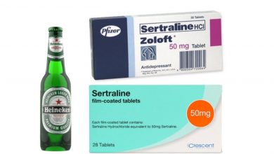 sertraline and alcohol