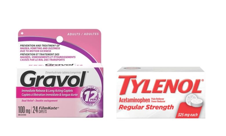 Can You Take Tylenol And Gravol Together