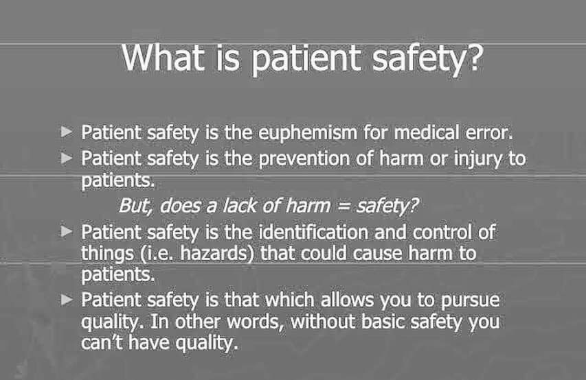 Patient Safety Definition, Principles, Importance, Examples Meds Safety