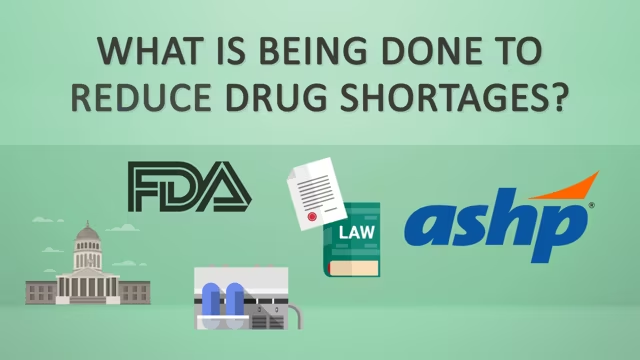 FDA and ASHP List 9 New Drug Facing Critical Shortages