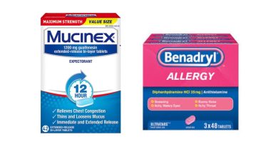 Can You Take Mucinex and Benadryl Together