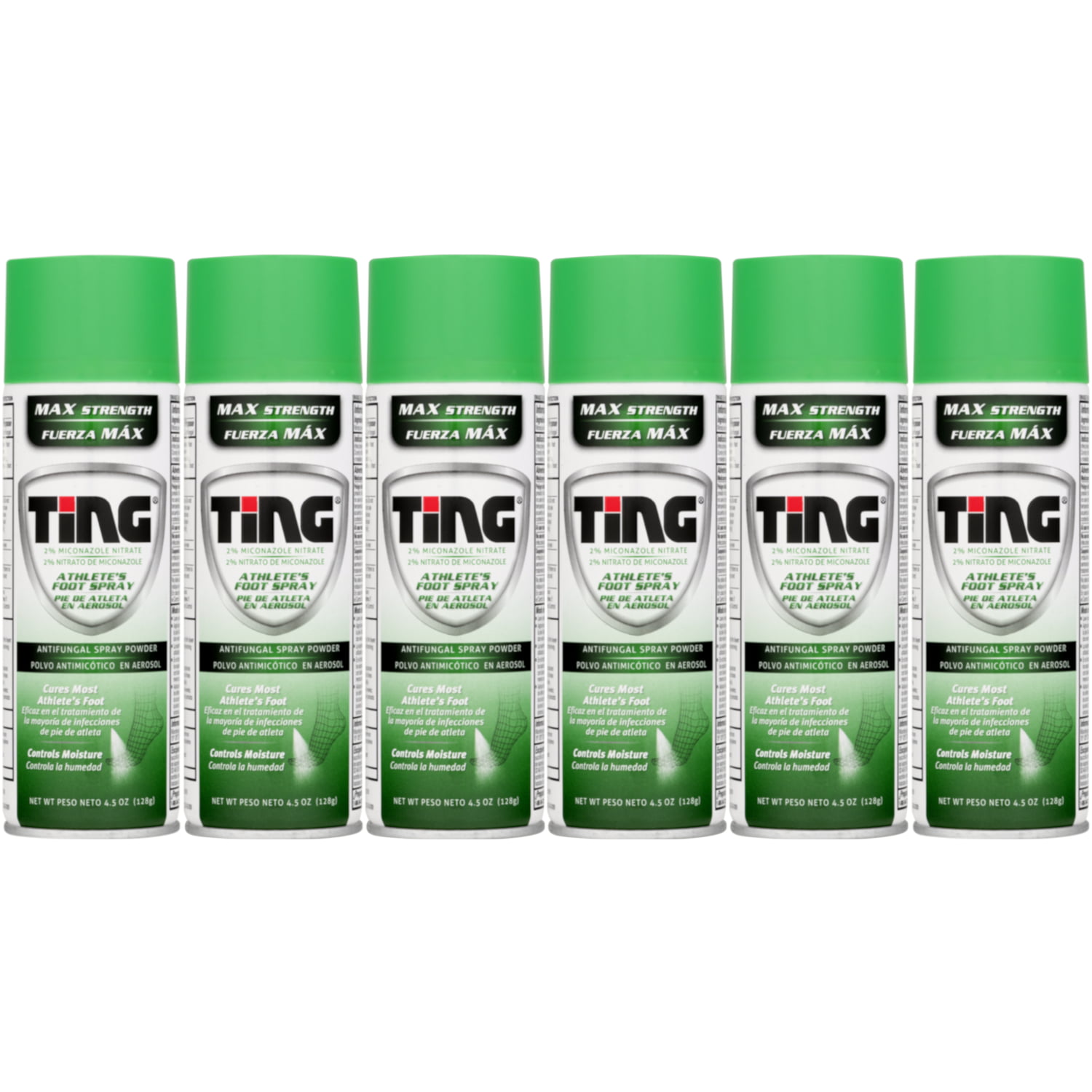 TING® 2% Miconazole Nitrate Athlete’s Foot Spray Antifungal Spray Powder