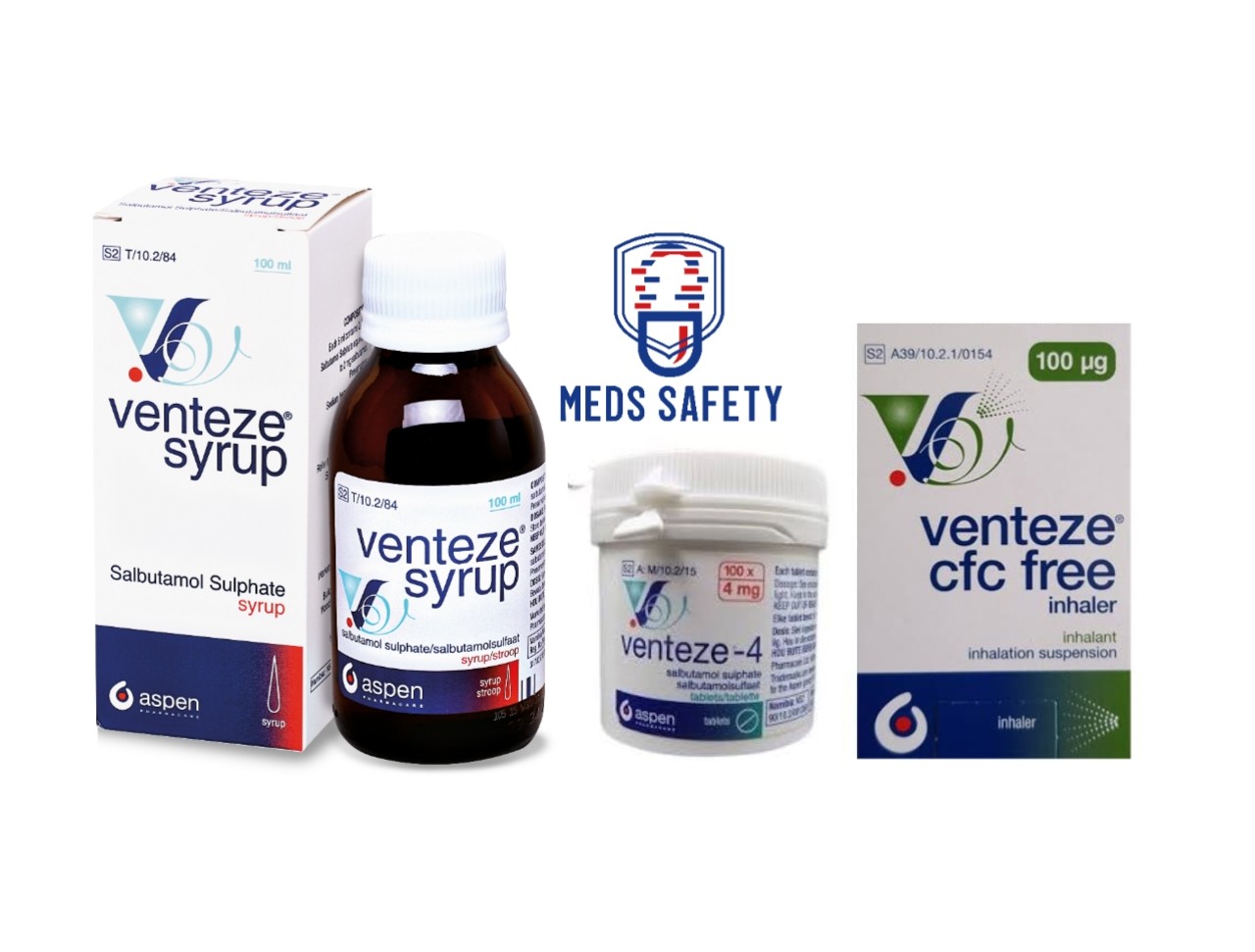 Venteze Syrup, Inhaler & Tablets