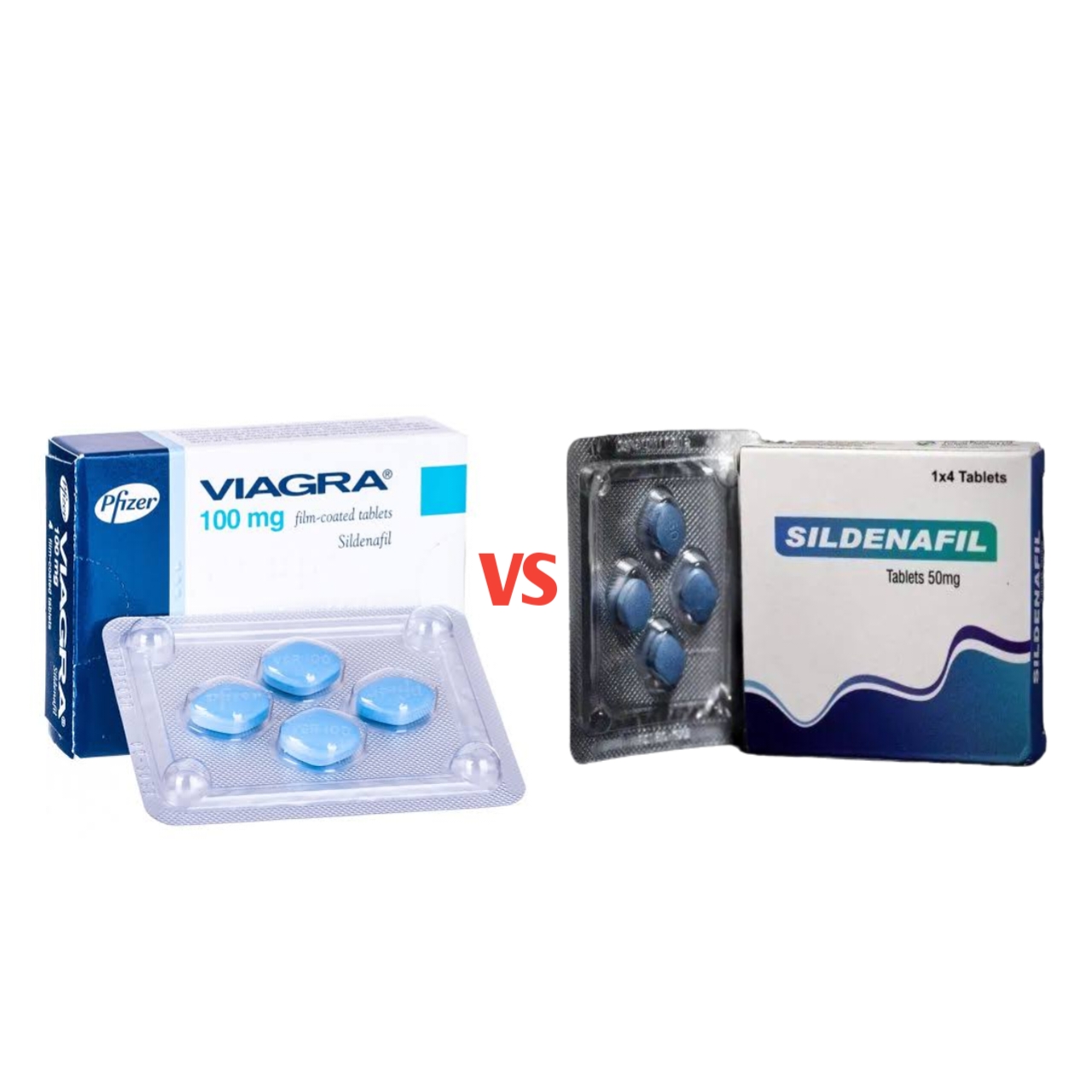 Viagra vs. Generic Sildenafil